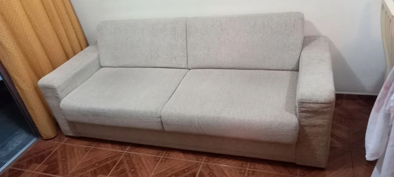 Sofá 2,20 metros  - Bege (excelente). - Foto 4