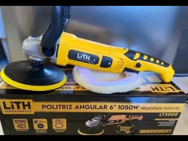 Politriz Angular 110/127v Velocidade Variável 6 Polegadas Potência 1050W 60Hz 4200rpm Lith