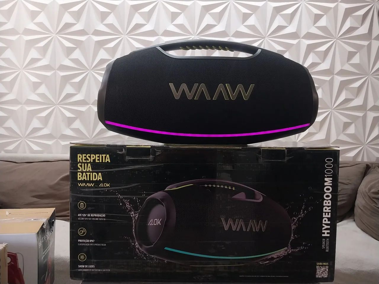CAIXA DE SOM WAAW ALOK HYPERBOOM1000