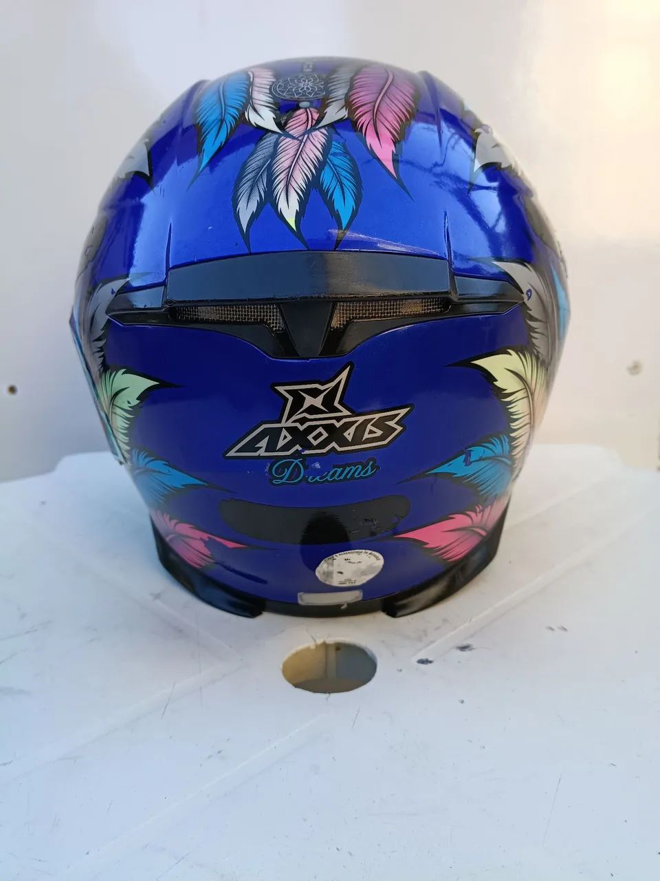 Capacete Axxis azul N58 M - Foto 2