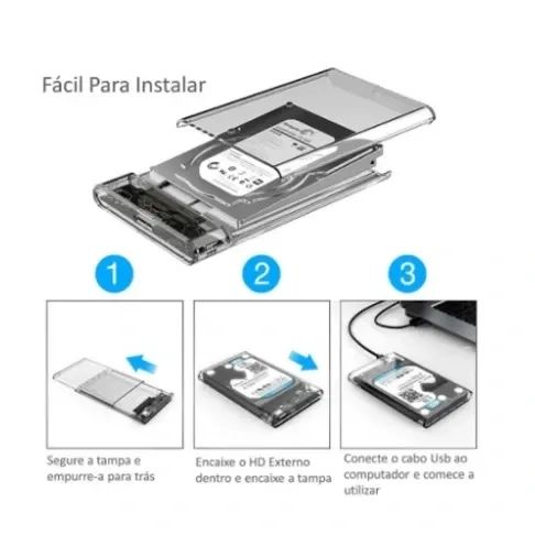 Case Hd Externo 2.5 Notebook Usb 3.0 Ps4 Xbox One Pc 6gbps - Foto 4