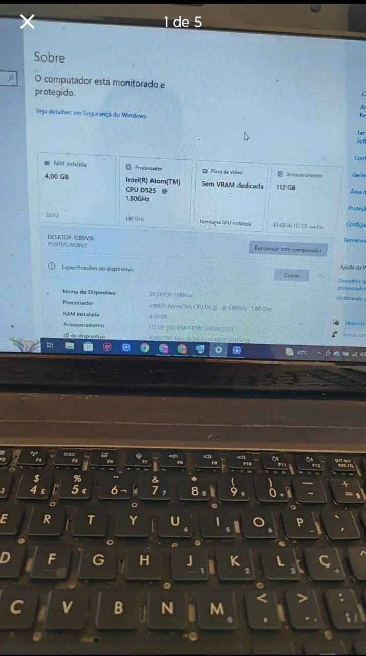 Notebook positivo sim+