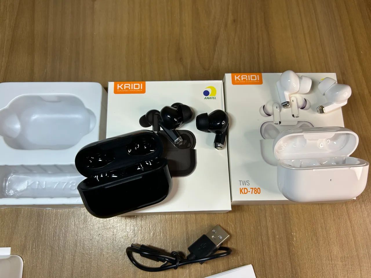 Fone Bluetooth Kaidi com qualidade premium e garantia entrego - Foto 5