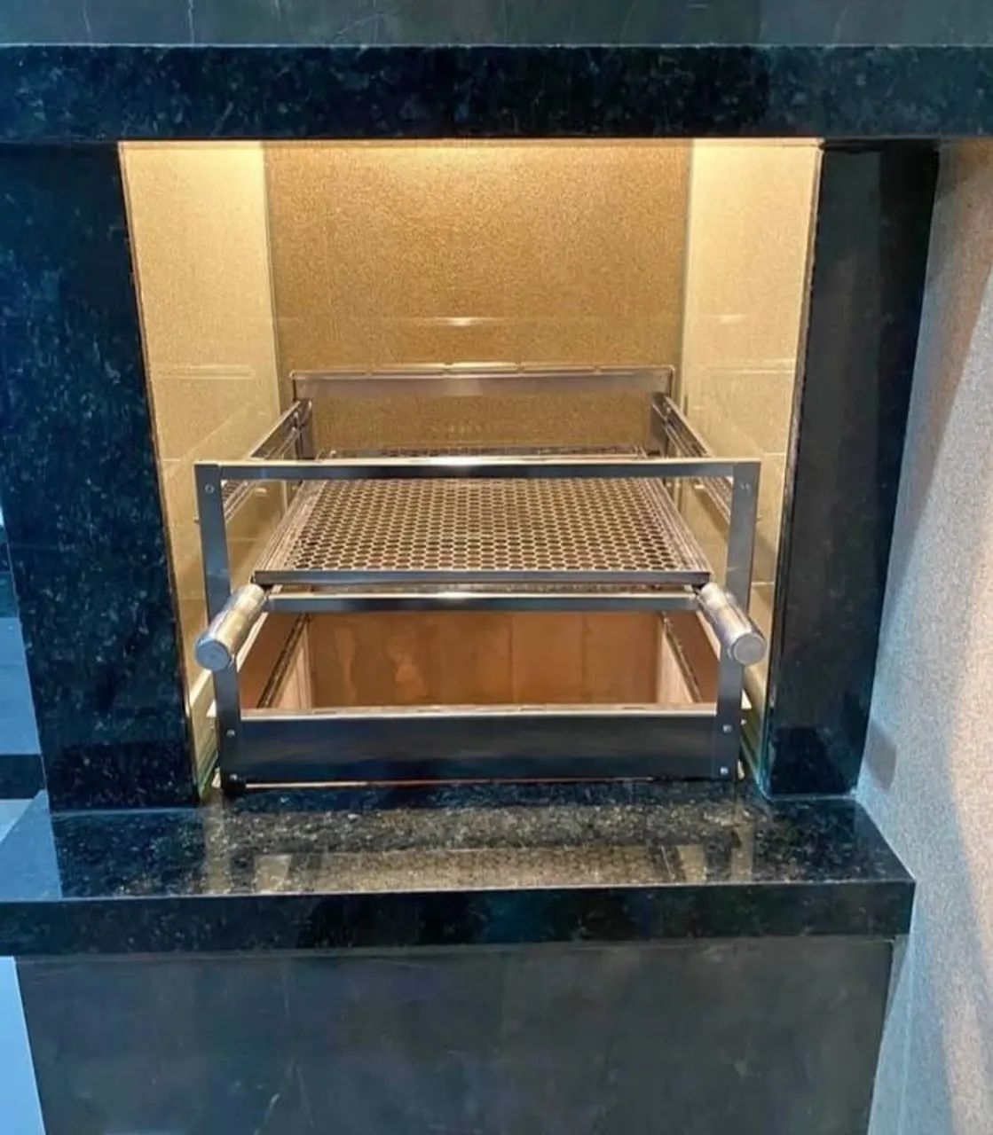 Grelha de inox e suporte de grelha  - Foto 5
