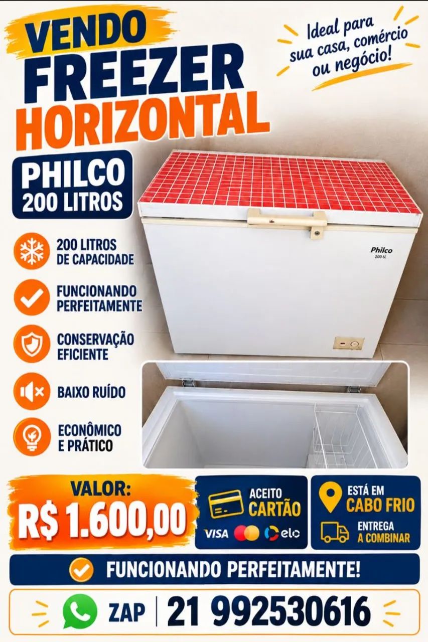 Freezer horizontal 