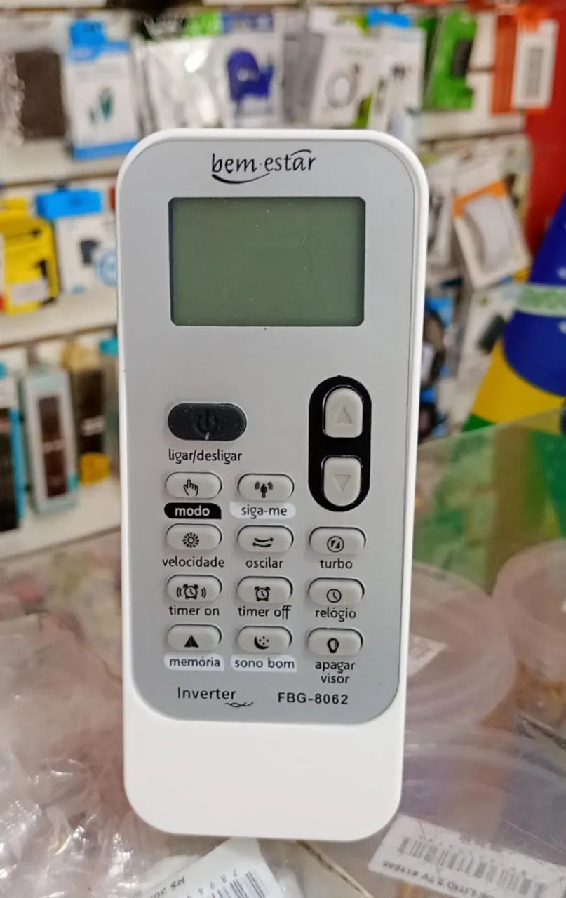 Controle Remoto Para Ar Condicionado Split Compatível com Consul Bem-Estar Inverter