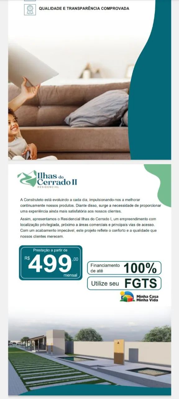 Apartamento 100% financiado 