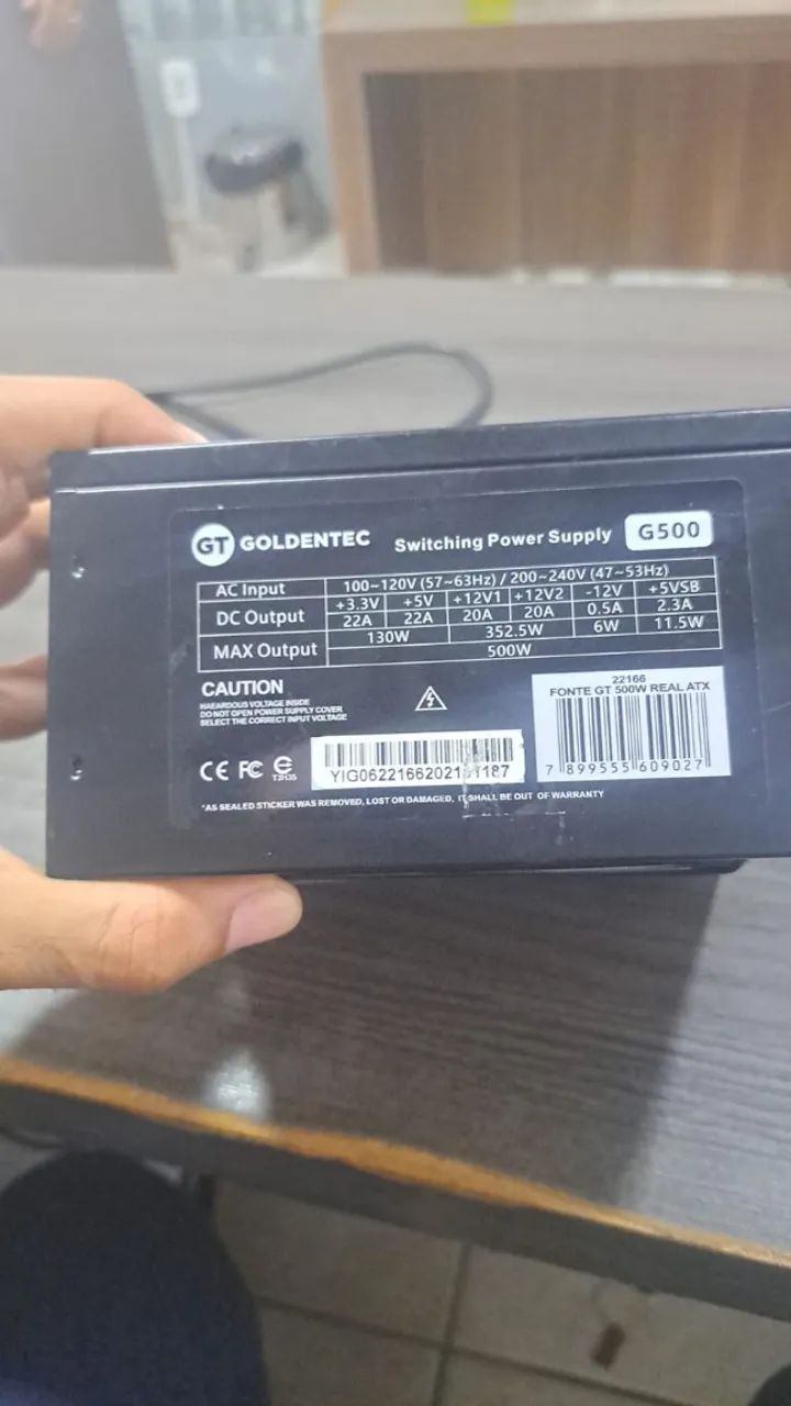 FONTE REAL 500W GET