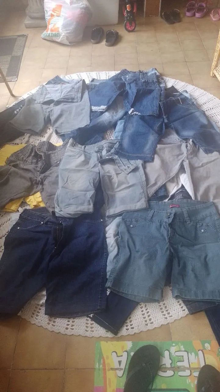Lote roupa jeans plus size usado  - Foto 3