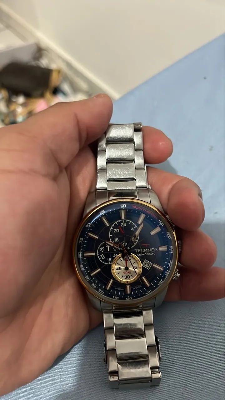 RELÓGIO TECHNOS CHRONOGRAPH (RETIRADA EM VALPARAÍSO) - Foto 2