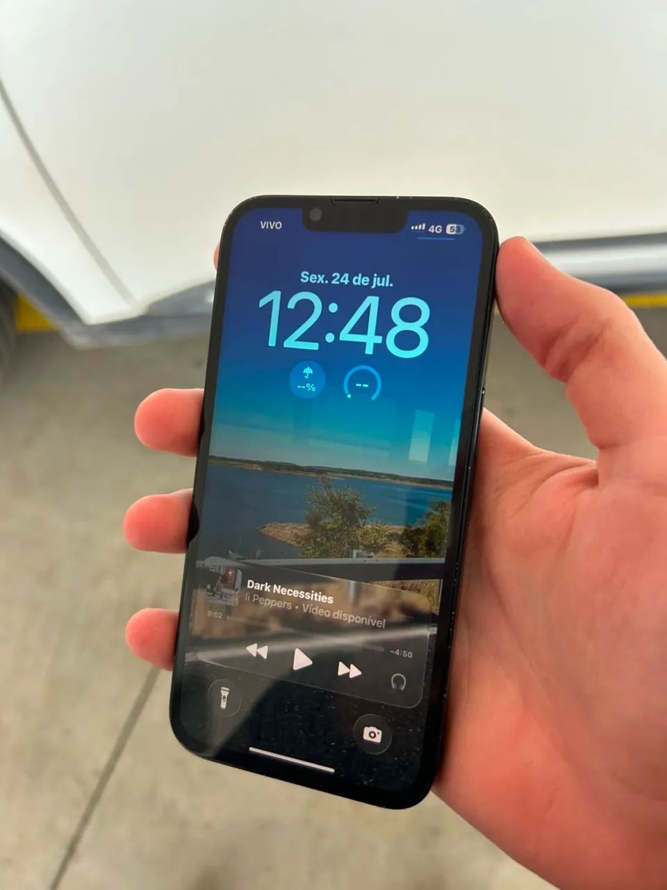 Iphone 14 128GB Com Caixa Bateria 100% Face Id E Camera Perfeitas Único Dono
