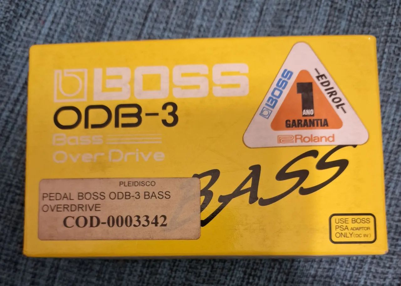 Pedal Boss ODB-3 Bass OverDrive para Contrabaixo - Com Caixa