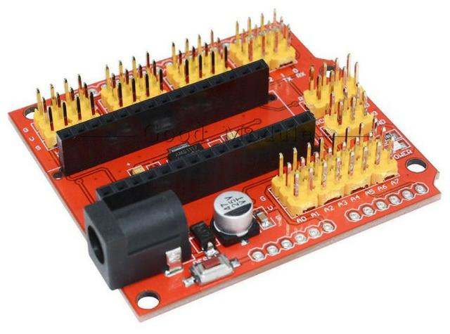 COD-AM163 Placa De Expansão Shield Adaptador Base Arduino Nano V3.0 Arduino Automação
