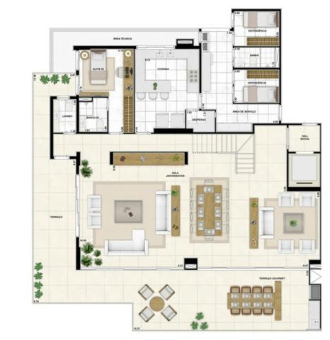 Cobertura Duplex 406m² | Infinity Areia Preta - Foto 4
