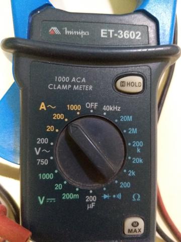 Amperímetro marca Minipa, modelo ET-3602 - Foto 3