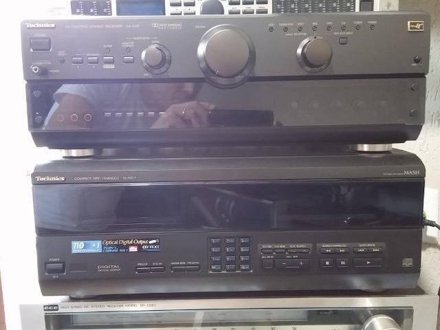 Conjunto receiver Technics Sa-Ax6 e Technics Sl-Mc7 - Foto 2