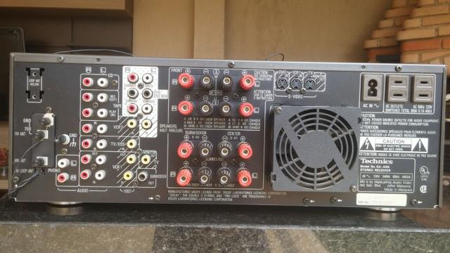 Conjunto receiver Technics Sa-Ax6 e Technics Sl-Mc7 - Foto 3