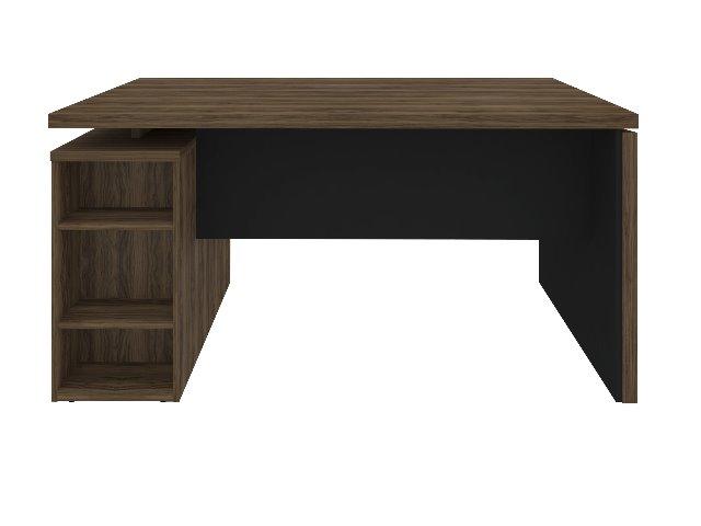 Artany Moveis Mesa Gerencia com Gavetas Y37 cor Nogal - Foto 4