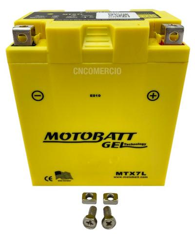 Bateria Gel Motobatt Ytx7l-bs Cbx250 Twister Tornado Falcon Lander Fazer 250