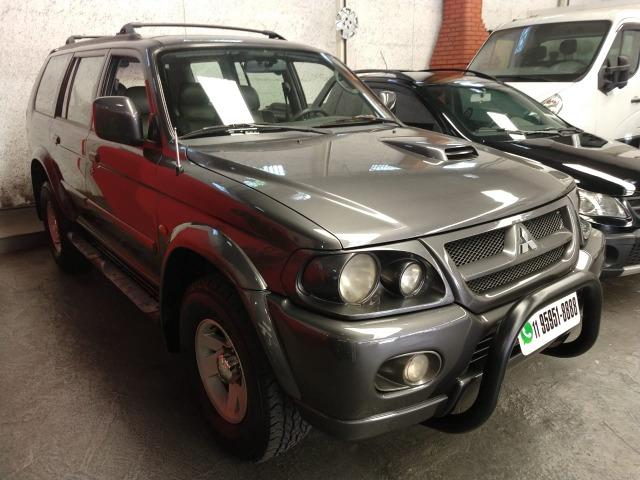 Pajero Sport Hpe 2.8 Diesel Automatica 2004 /2004 Cinza Veja - Foto 10