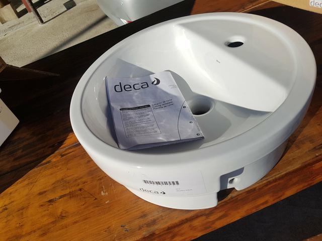 Cuba Cilíndrica DECA Semi Encaixe L903