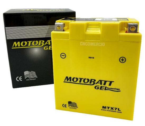 Bateria Gel Motobatt Ytx7l-bs Cbx250 Twister Tornado Falcon Lander Fazer 250 - Foto 4