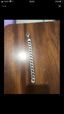 Vendo ou troco corrente e pulseira de prata 925