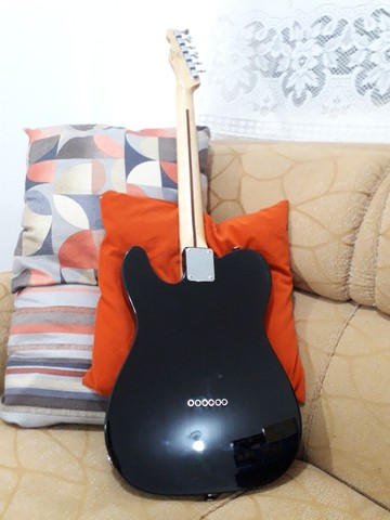 Guitarra Squier Vintage Modified Telecaster Custom 506 - Black - Foto 3