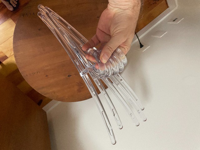 28 Cabides em acrílico grosso 12mm importado - Foto 2