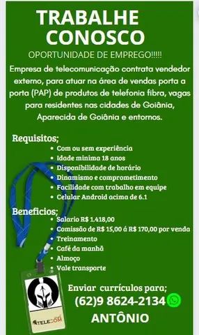Oportunidade de emprego 