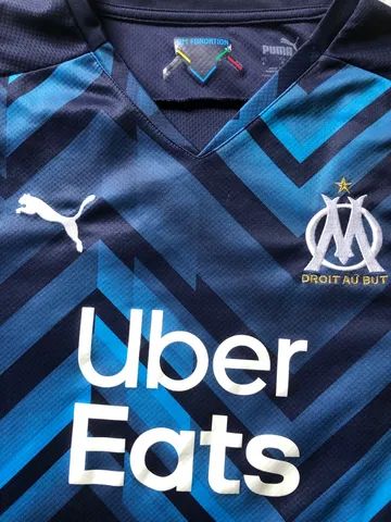 Camisa Olympique de Marseille Home 21/22 s/n° Torcedor Puma Masculina