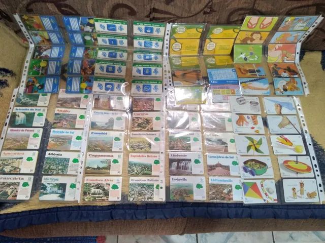 Lote de cartão telefônico 