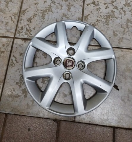 Calotas aro 14 Fiat originais usadas, sem detalhes - Foto 2