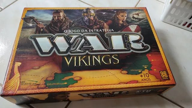 Jogo War Vikings Tabuleiro O Jogo da Estratégia - Grow, Shopping