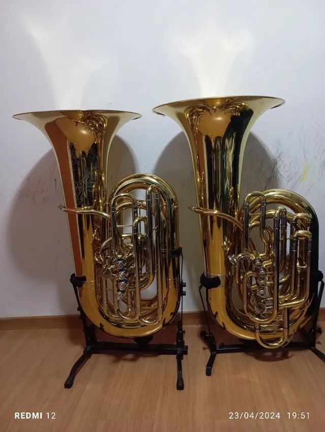Tuba NOVA profissional ZO THUNDERBIRD 4 PISTOS E 1ROTOR EM DÓ