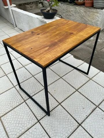 Conjunto Mesa industrial / pinus / pallet - Foto 2