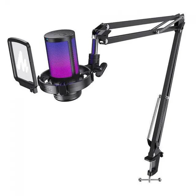 Microfone Gamer Maono DGM20S, RGB, Usb Com Braço Articulado 009448 - Foto 2