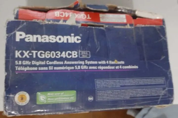 Telefone Sem Fio Panasonic KX-TG6034CB secret - Foto 4