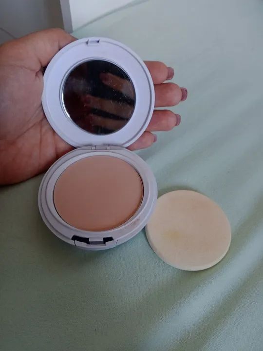 USADO!!! Pó facial compacto Episol Fps50. COR 2, CLARA.