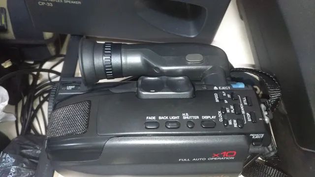 Filmadora Panasonic, completa, original, acessórios, na maleta. E outros. - Foto 6