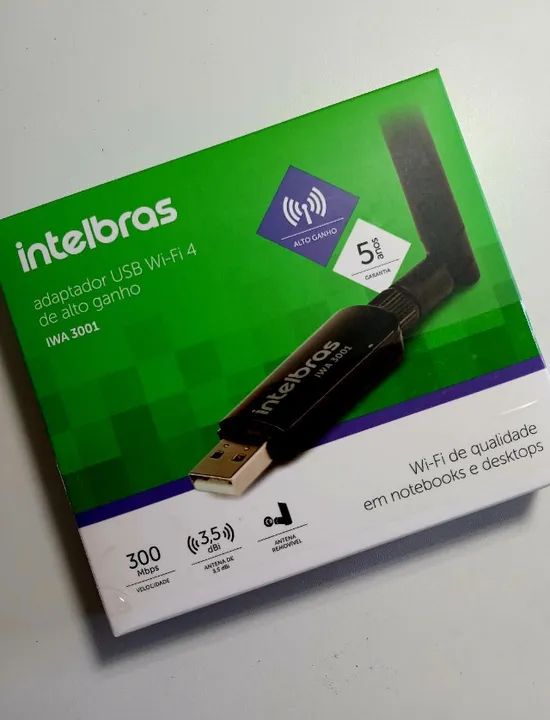 Adaptador USB WI-FI 4 - INTELBRAS