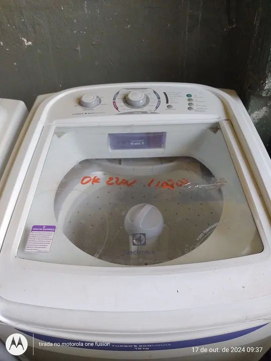 LAVADORA ELECTROLUX  220V