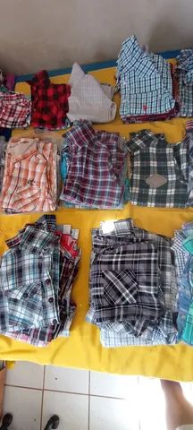 Camisa xadrez (masculina e feminina)