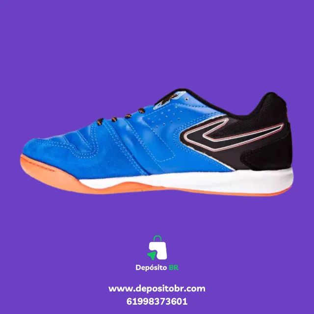 Chuteira Futsal Topper Dominator Club V - Masculino/Tamanho 41. - Foto 3