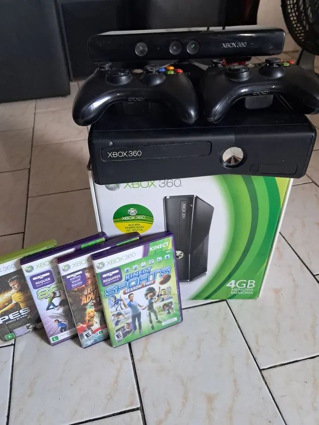 Vídeo game Xbox 360 bloqueado Kinect Consoles de Vídeo Game Senador