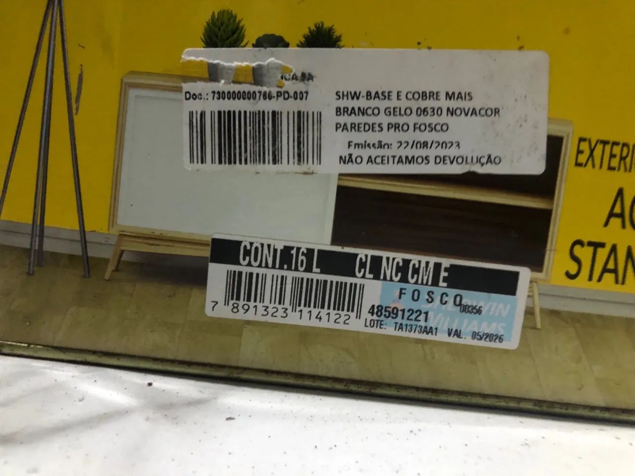 Tinta NovaCor acrílica branca  - Foto 5