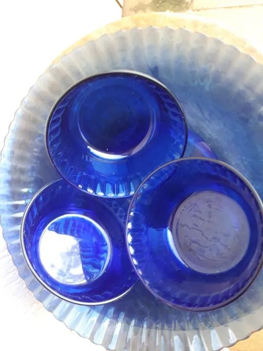 Jogo de sobremesa azul