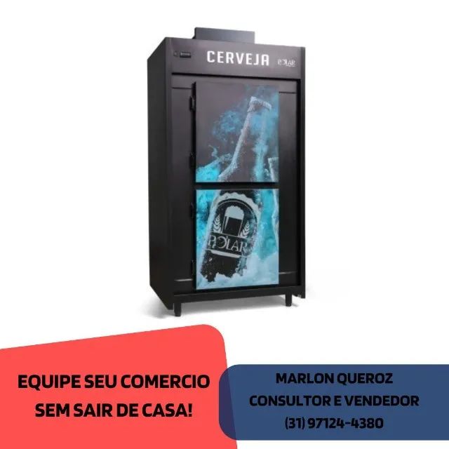 Cervejeira 2 Portas Adesivada 220v Nova