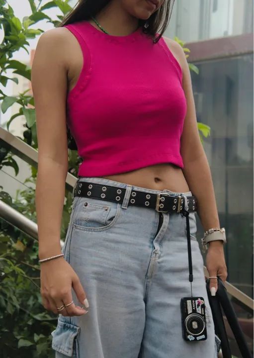 Cropped Ribbed Basic?s  - Foto 3