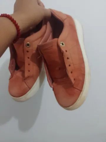 sapatênis feminino Arezzo couro legítimo  - Foto 3